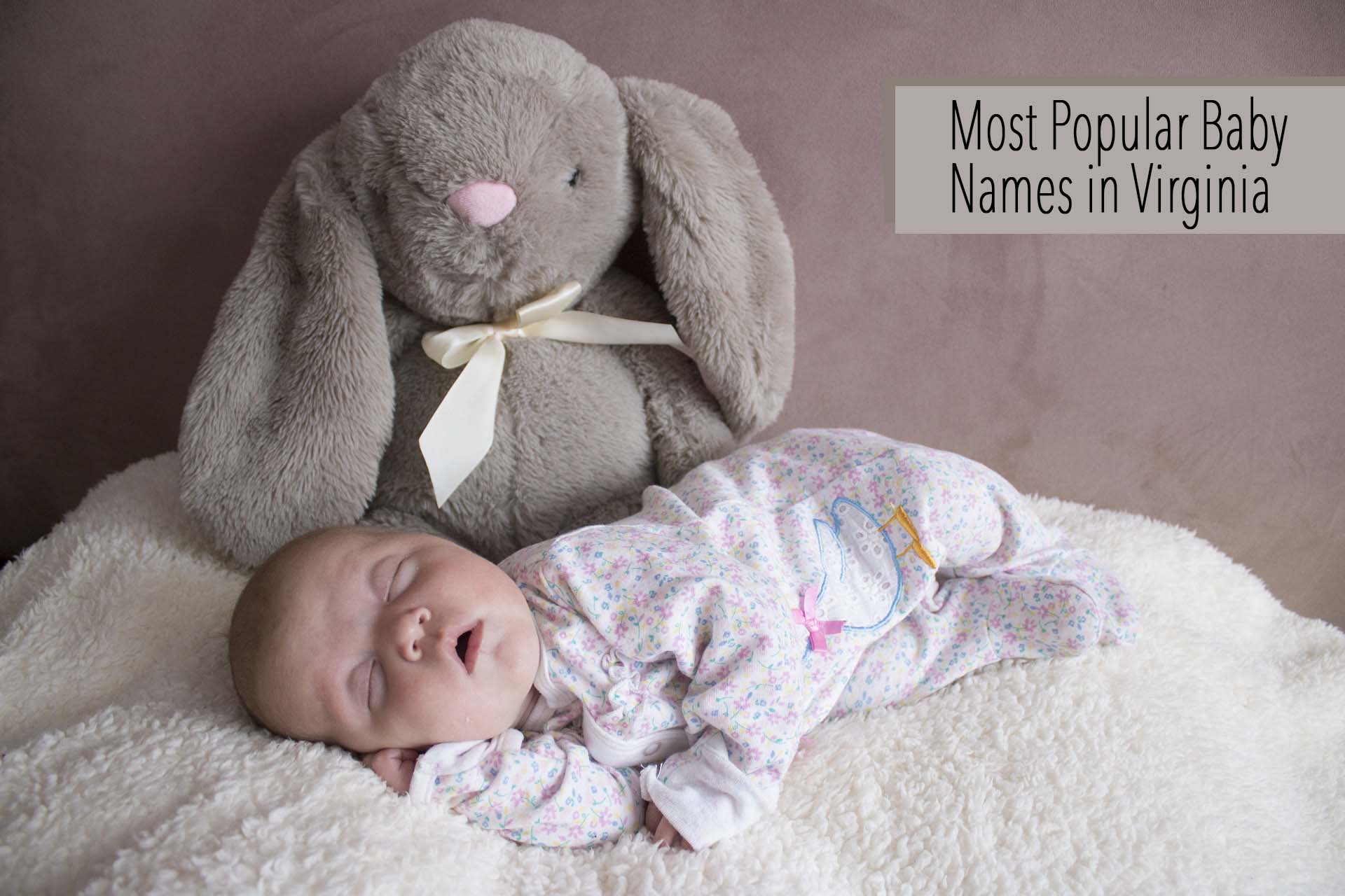 200 Most Popular Names in Virginia Very Many Names