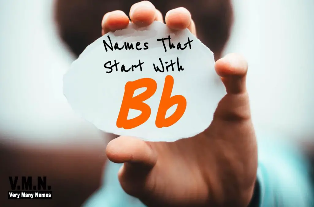 Names That Start With B