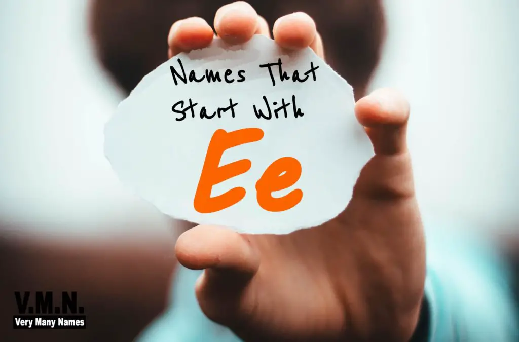 Names That Start With E
